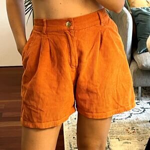 Big Bud Press Work Shorts size S corduroy orange